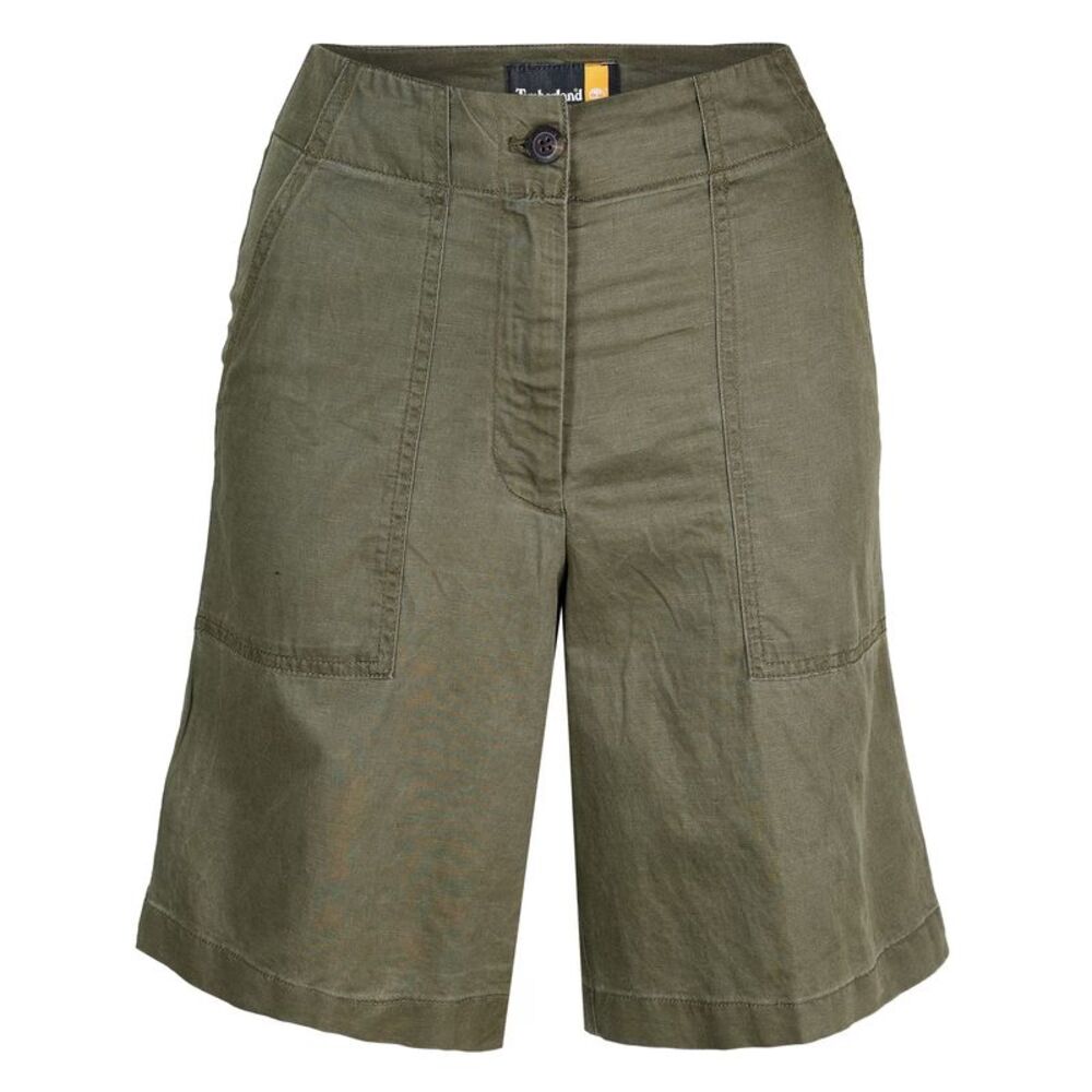 Timberland Womens/Ladies Citadel Linen Shorts / Leaf Green